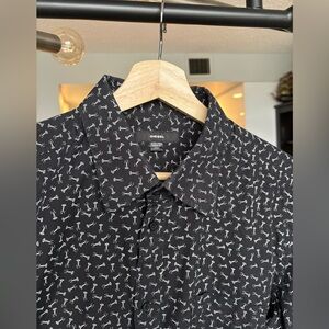 Men's diesel button up shirt